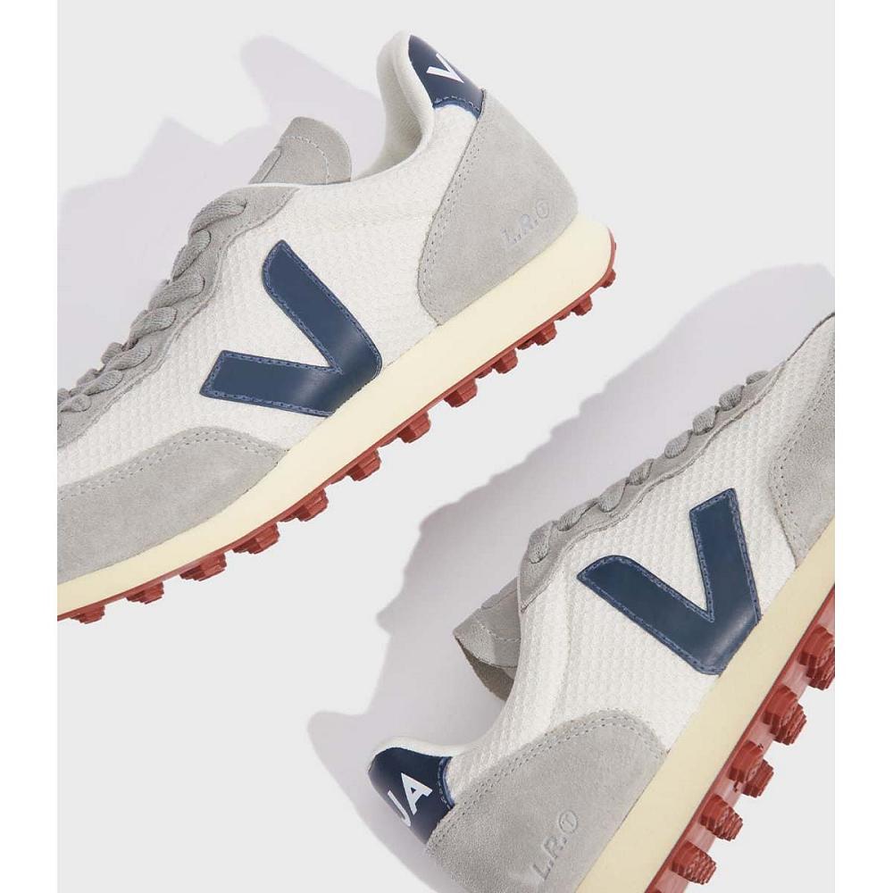 Men's Veja RIO BRANCO HEXAMESH Running Shoes Grey/Blue | SG 167WNB